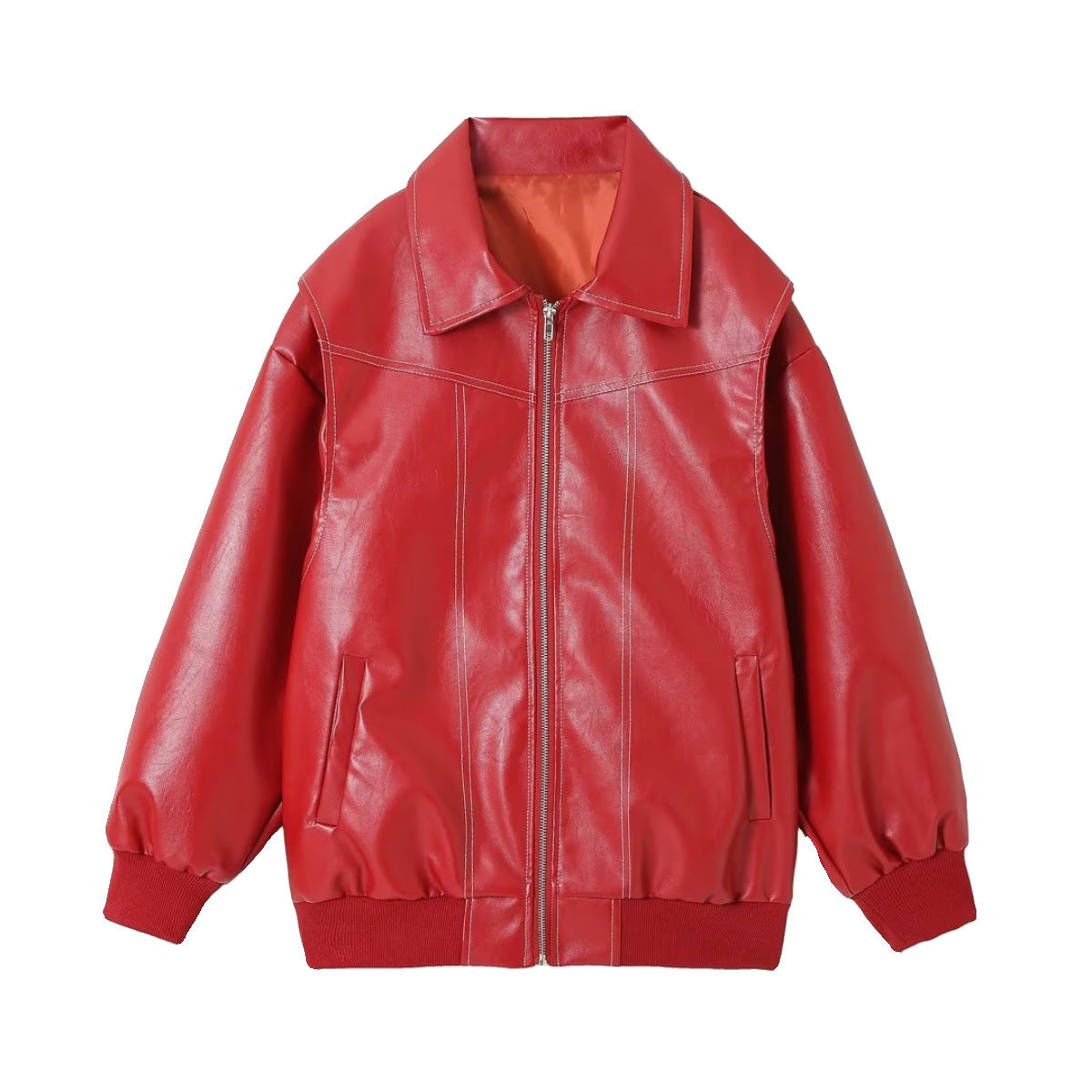 The Effortless Chic Faux Leather Moto Jacket