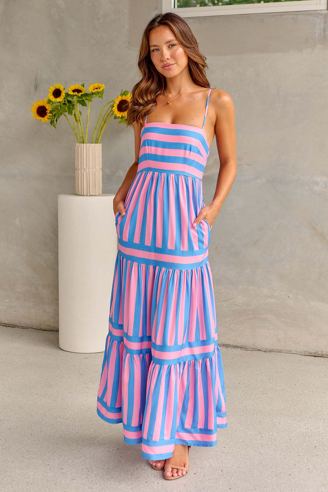 The Striped Dress with Pockets
