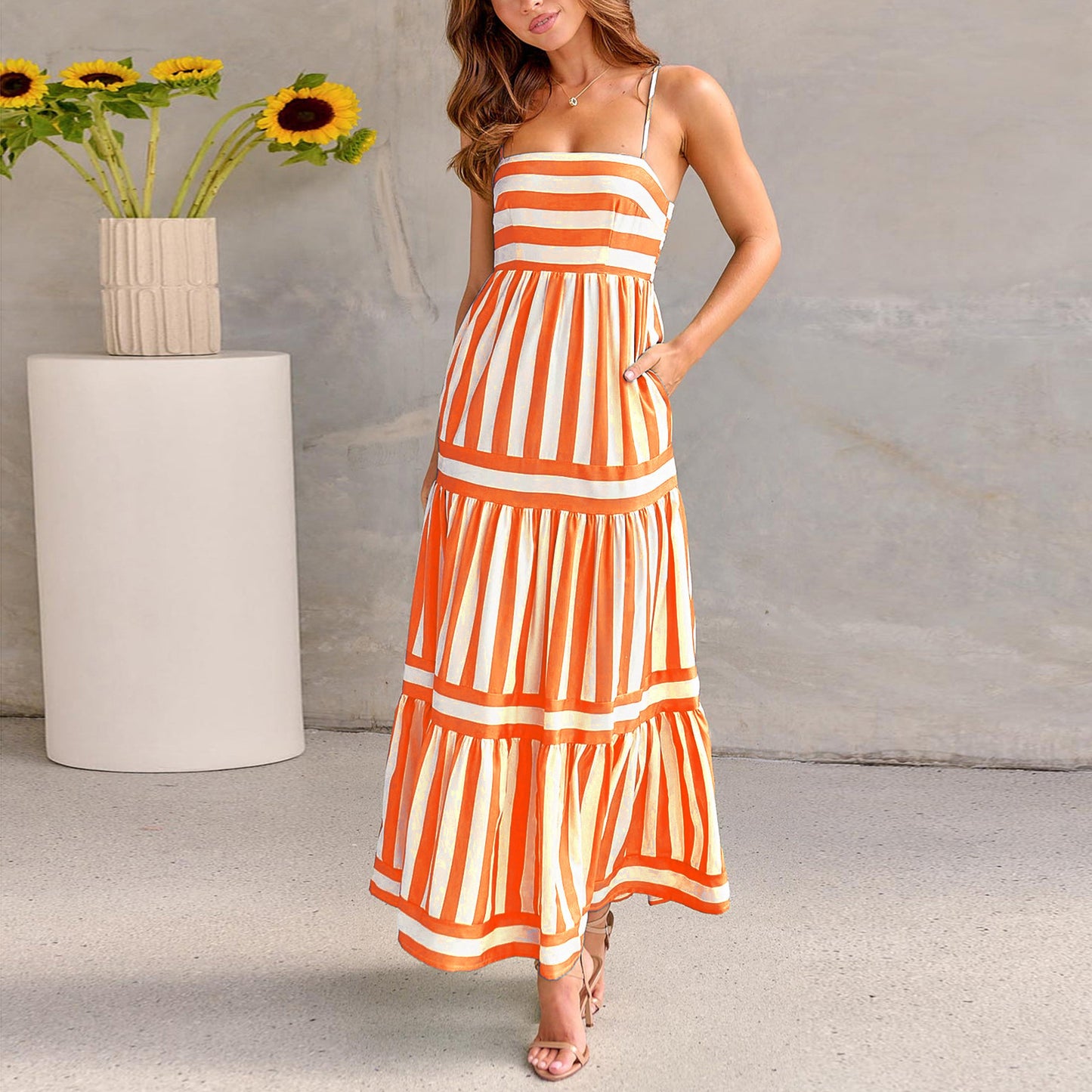 The Striped Dress with Pockets