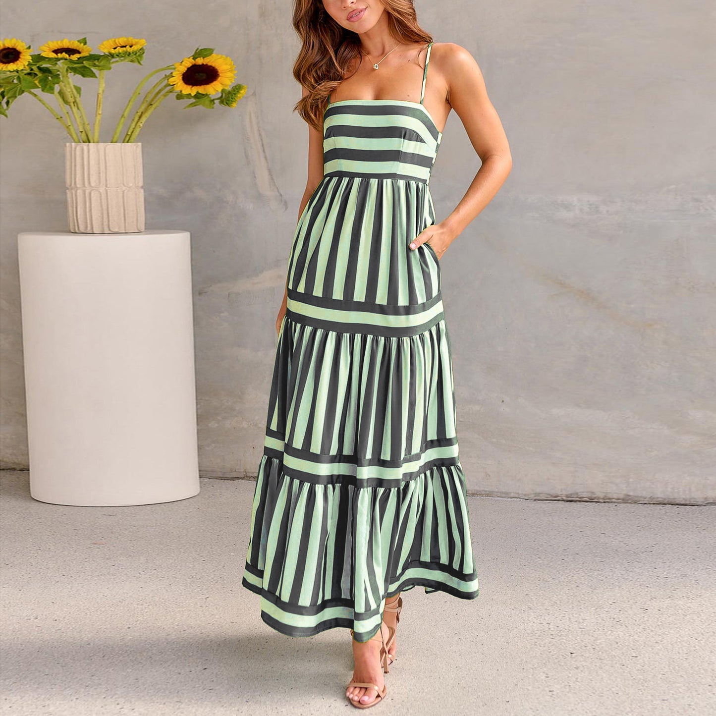 The Striped Dress with Pockets