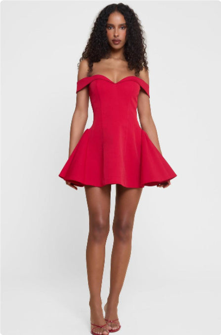 The Chic Patchwork Backless Mini Dress