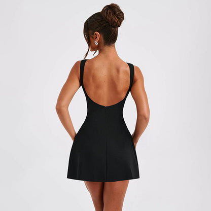 Seductive & Chic: The Backless Mini Dress