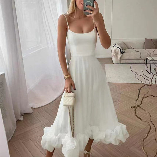 The Midi Sundress with Ruffle Hem